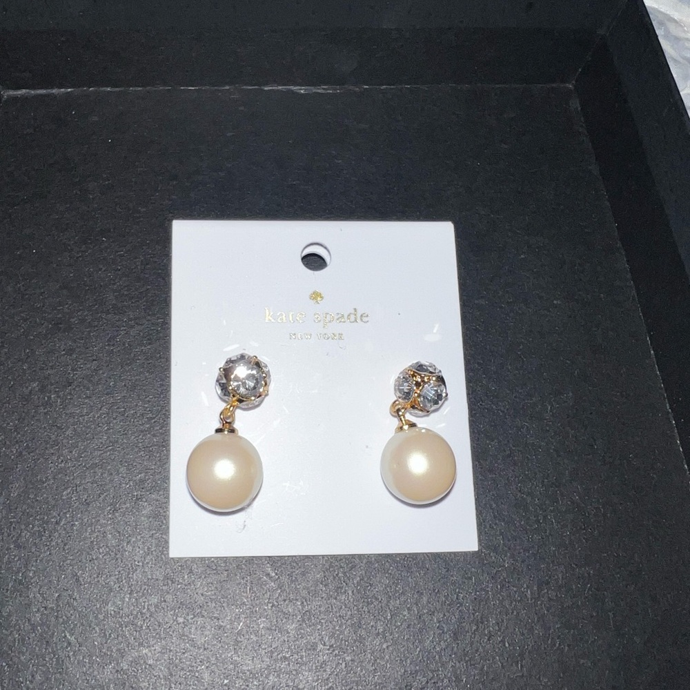 Kate Spade earrings (pears and crystal)